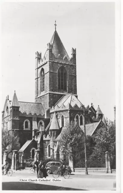 Postcard -dublin christ church cathedral W001