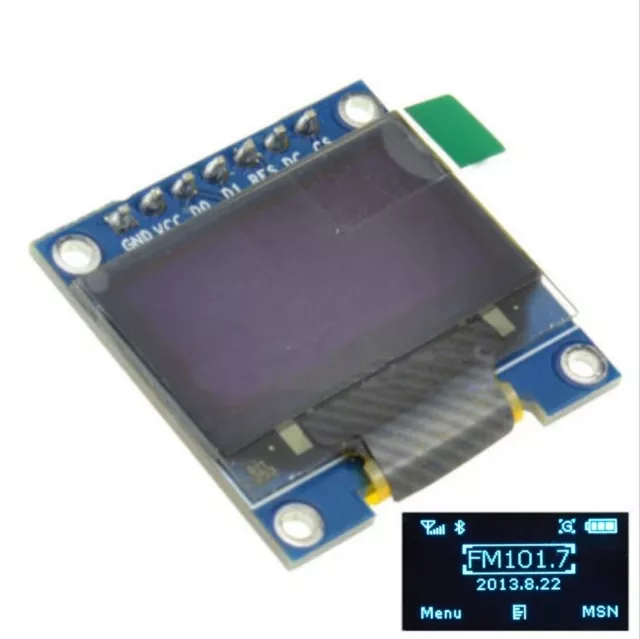 1PCS Blue 3-5V 0.96" SPI Serial 128X64 OLED LCD LED Display Module for Arduino