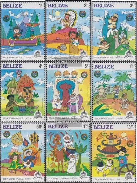 Belize 829-837 (kompl.Ausg.) postfrisch 1985 Disneyland