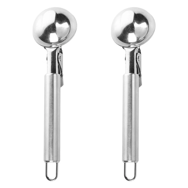 2 pz Pz Pannello Ghiaccio Acciaio Inox Gelato Pannello Scavo Cucchiaio Gelato