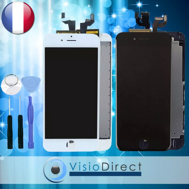 Vitre Tactile + Ecran LCD sur chassis pour iPhone 6S noir/blanc