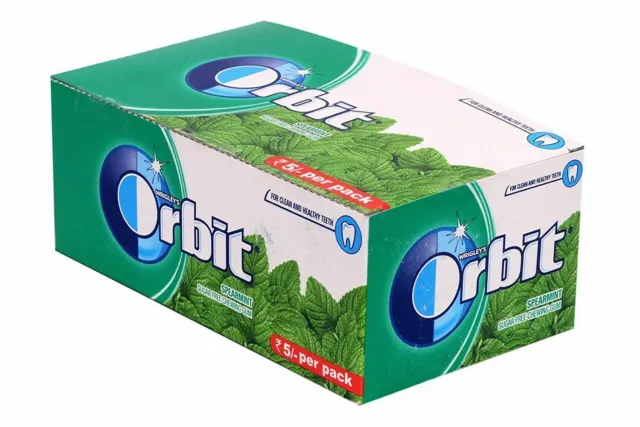 Orbit Sugar Free Chewing Gum 30 pouch Pack From Wrigley's - Free Shipping