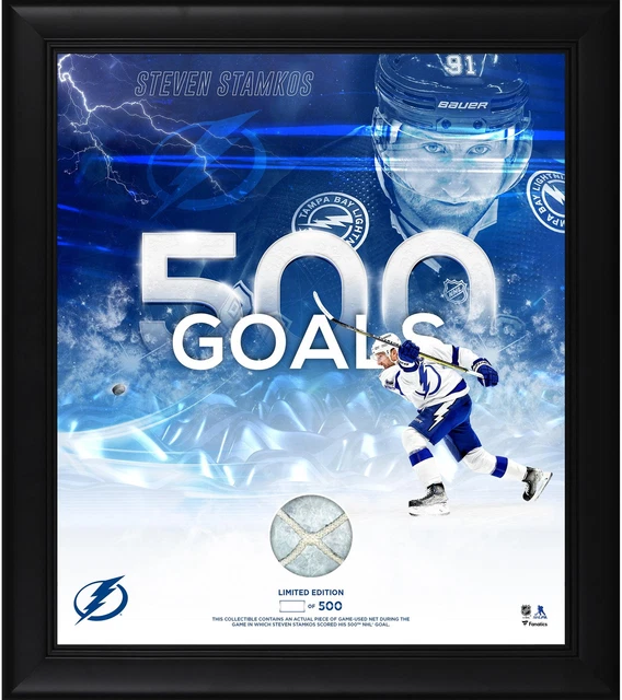 Game Used Steven Stamkos Lightning Net Collage Game Used Steven Stamkos Lightning Net Collage