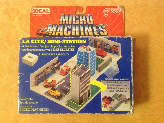 Micro-machines Galoob - Double Jeu De Poche + 4 Véhicules - 1989 - Métal