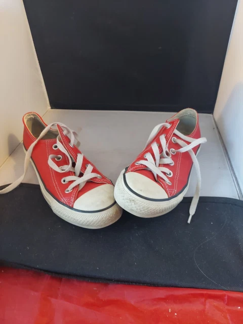 All star pelle shop rosse
