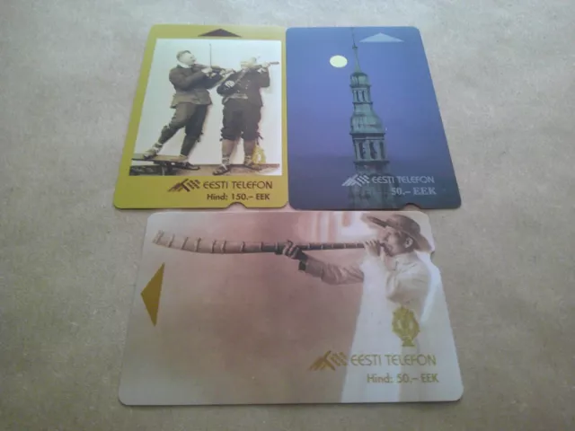 Estonia 3 Magnetic Phone Card