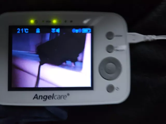 Angelcare AC1320 Digital COLOUR VIDEO Sound BABY MONITOR Zoom Camera 3,5" Screen 2