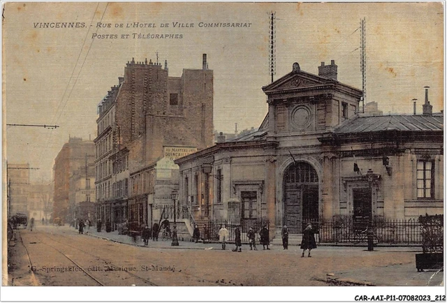 CAR-AAIP11-94-1086 - VINCENNES - Rue de l'hotel de ville, commissariat