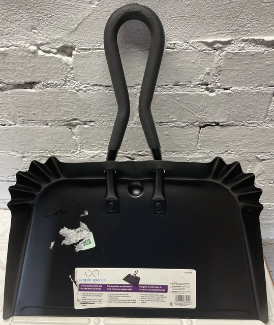 Simple Spaces DL-5006 Dust Pan, 17", Black