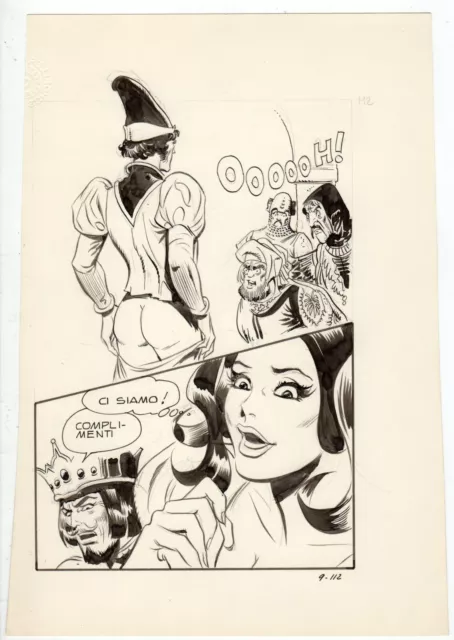 Leone Frollo - Tavola Originale Biancaneve