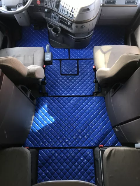 Volvo VNL 730 780 Eco Leather floor Mats Fits 2004-2018 Year Models