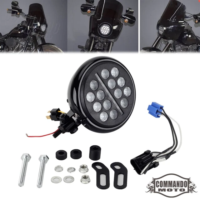 LED HEADLIGHT WITH Extension Bracket For Harley Low Rider S FXLRS 2020