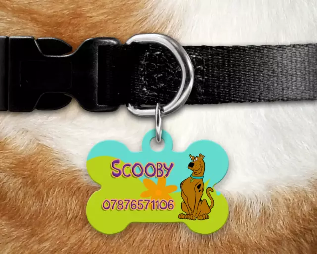 Scooby Doo Personalised Tag (Dog Collar Tag Pet ID)