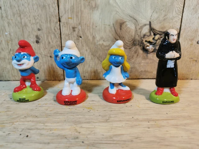 Lot De 8 Jolies Fèves Figurines Schtroumpfs - Pour Galette Des Rois Ou Collection