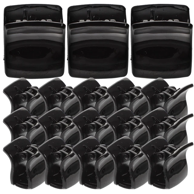 20 piezas pinzas para horquilla pequeña garra para cabello abrazaderas para mandíbula pequeña patas Miss