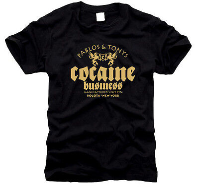 PABLOS & TONYS COCAINE Business Tony Montana ESCOBAR - T-Shirt, Gr. S bis XXXL