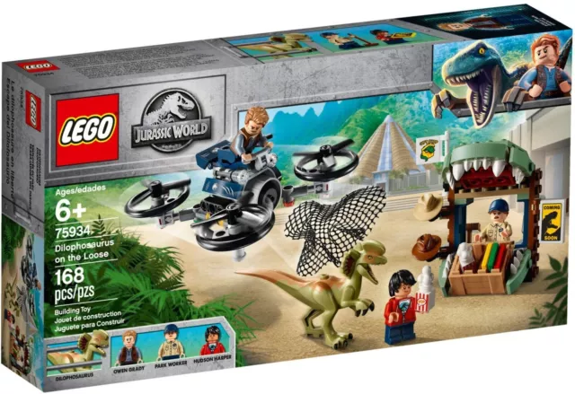 LEGO 75934 : Dilophosaurus on the Loose / LIKE NEW / COMPLETE
