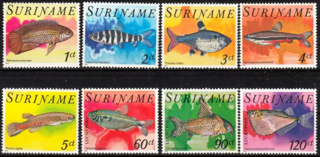 Surinam MiNr. 827/34 ** Tropenfische