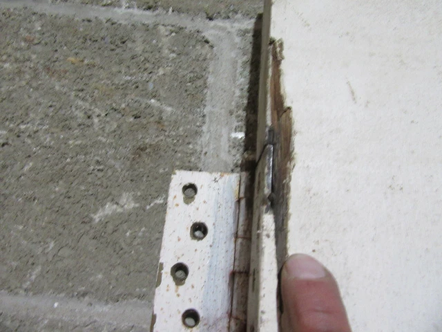 ~ ANTIQUE OAK 6 PANEL DOOR WITH HARDWARE RR ~ 28 x 81.5 ARCHITECTURAL SALVAGE 6