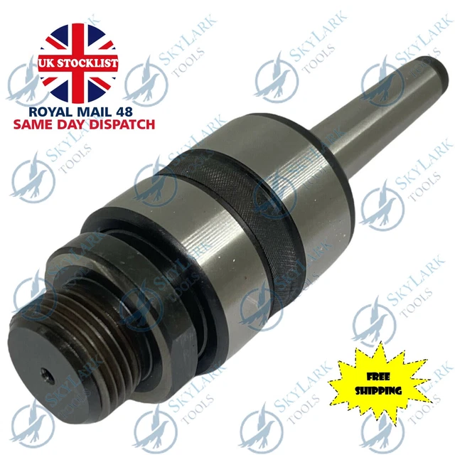 Bluefox Threaded Revolving Live Center – MT1 MT2 MT3 MT4 Morse Taper Shank, 14x1mm, Precision Lathe