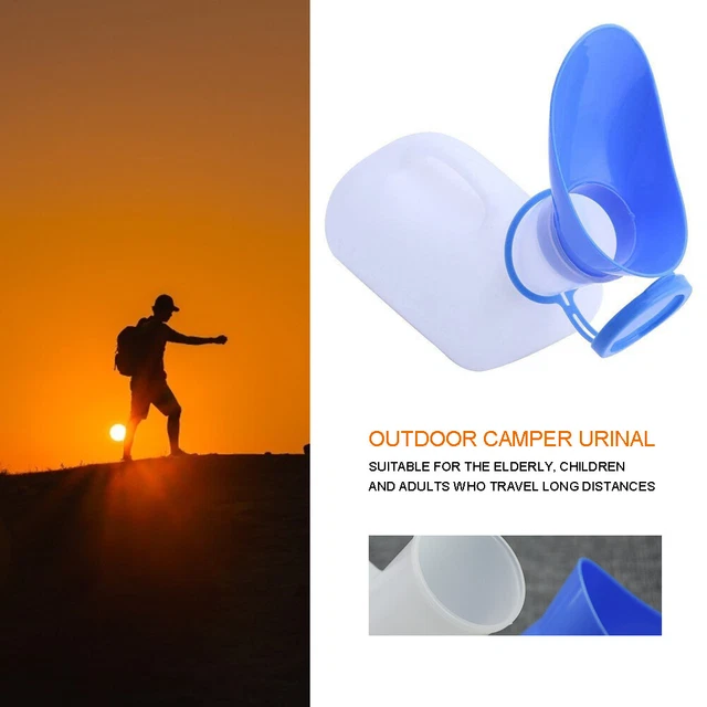 Plastic Portable Urinal Toilet Rescue Aid Bottle Camping Car Urinal for Unisex -