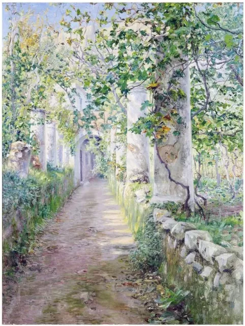 Landscape Garden Path Tile Mural Kitchen Bathroom Wall Backsplash Marble Ceramic