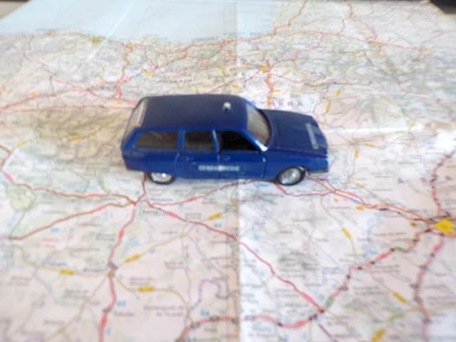 Citroën GS Break LUSO TOYS Avec Bateau Secours – Solido 1/43 – Rouge – Collection
