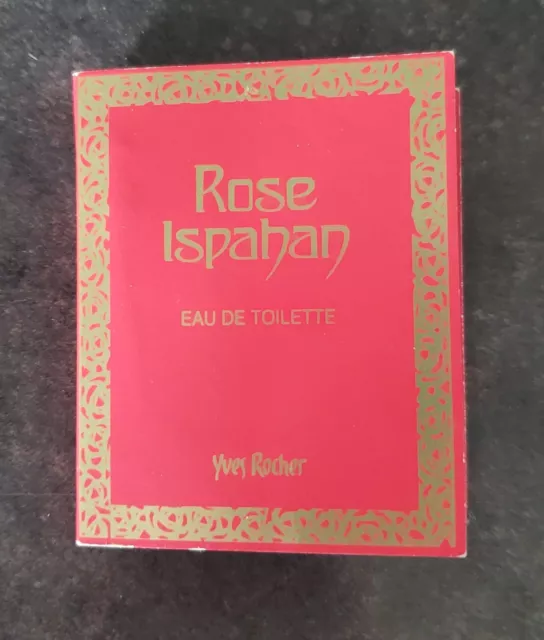 Echantillon  tigette- perfume sample  -  Rose Ispahan d'Yves Rocher