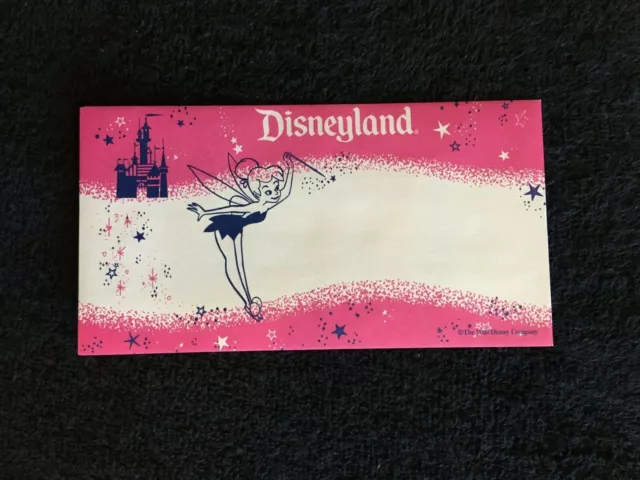 Disneyland "Tinkerbell" Collectible Envelope for Disney Dollars