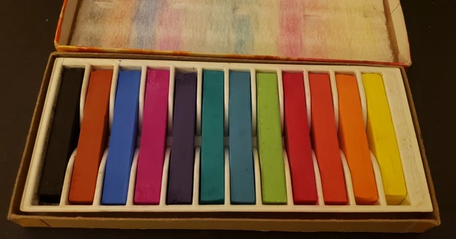 Pasteles vintage Weber Costello Alphacolor 12 palillos