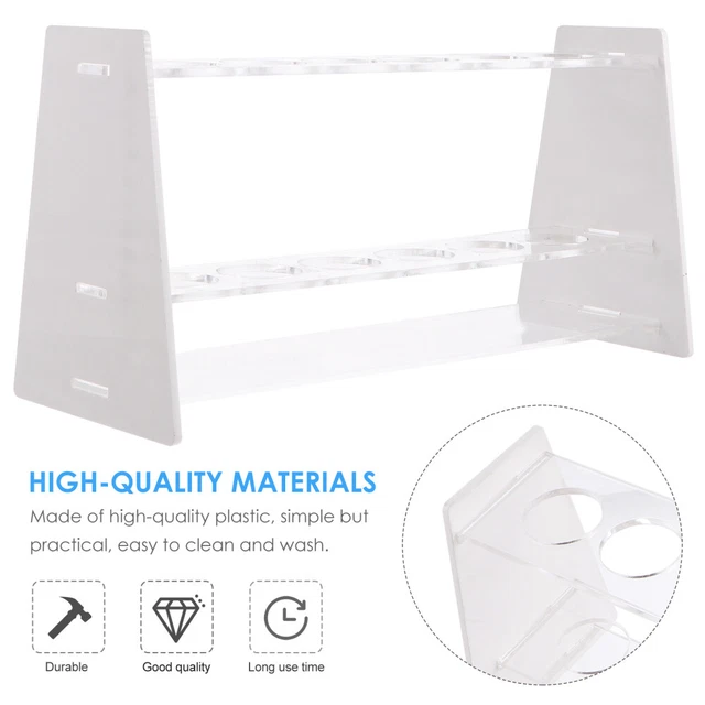 CENTRIFUGE TUBE RACK Holder Lab Test Cuvette Display Organizer £14.98 ...