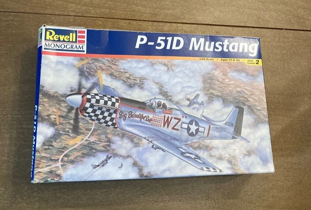 Avion P-51 Mustang Militaire 1:48 – Tout Métal – Air Signature – Occasion