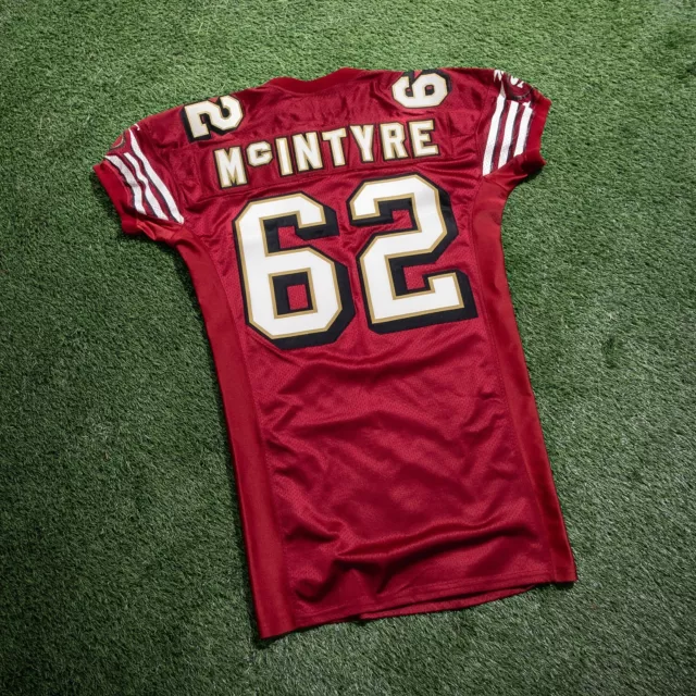 San Francisco 49ers Reebok Game Issue NFL Jersey | McIntyre | VTG 90s Pro Line