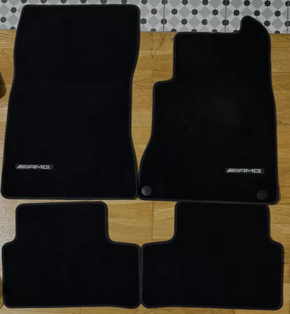 GENUINE Mercedes-Benz AMG A B CLA CLASS FLoor Mats Mat Set 2018-2023 Black