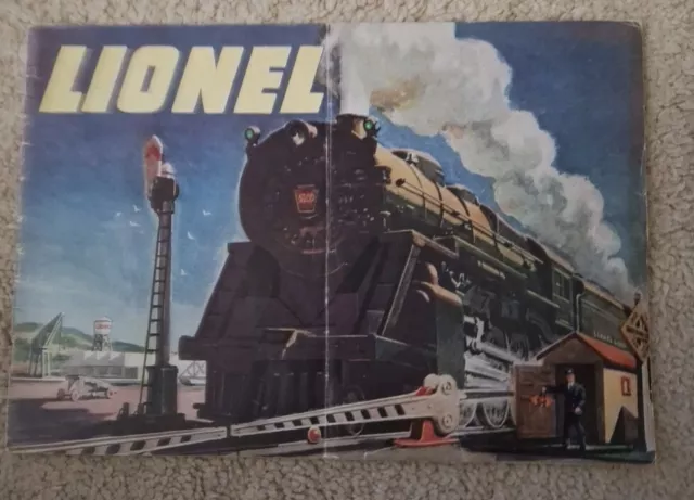 VINTAGE Lionel EISENBAHN EISENBAHN Werbebroschüre Broschüre Katalogbuch