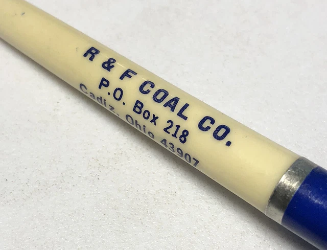 Cadiz Ohio R&F Coal Company Mine Surface Mining Miner Industry Pit Vintage Pen