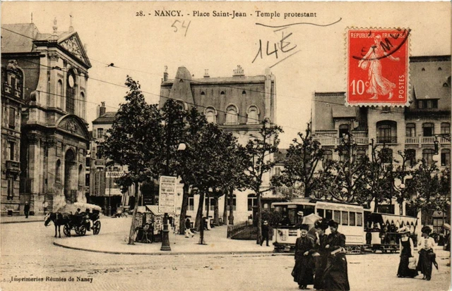 CPA NANCY Place St-Jean Protestant Temple (864755)