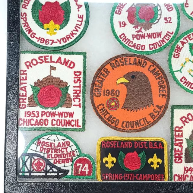 Lot of 17 BSA Boy Scout Greater Roseland District Chicago Area Council Patches 3