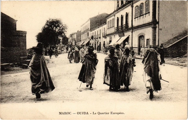 CPA AK MOROCCO - OUJDA - The European Quarter (114828)