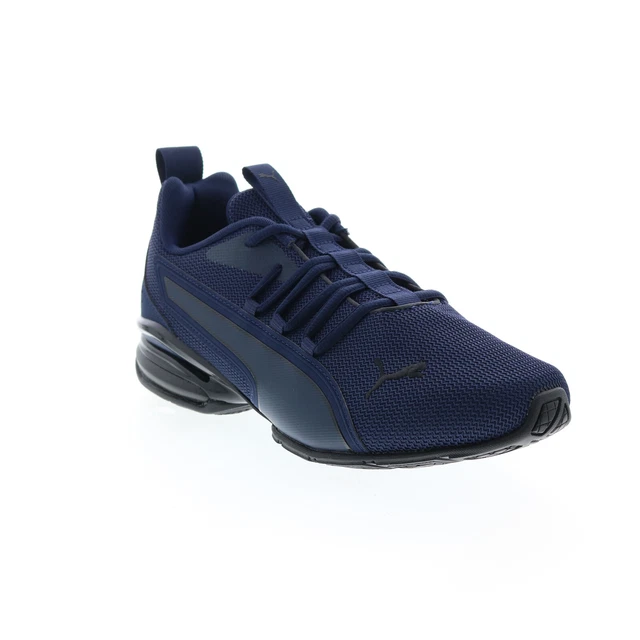 Puma Axelion NXT 19565608 Mens Blue Canvas Athletic Running Shoes