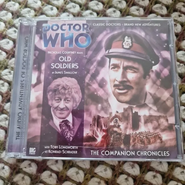 Doctor Who Old Soldiers CD Big Finish Nick Courtney Companion Chronicles fairs