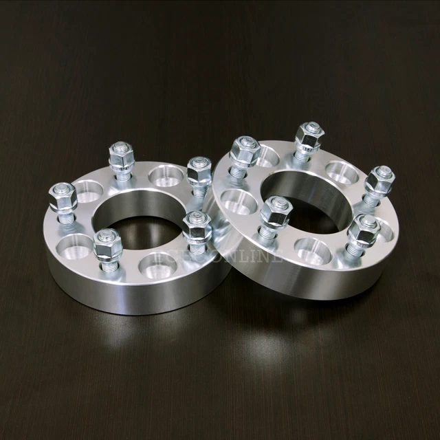 2pc 1.25" Adapter Spacers - allows 5x4.5 Cars to use 5x4.25 Wheels - 12x1.5 Stud