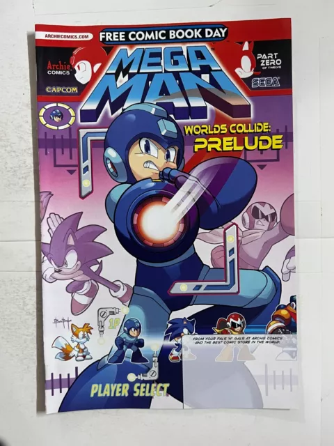 Sonic The Hedgehog Mega Man Worlds Unite - Prelude FCBD (2015) Archie