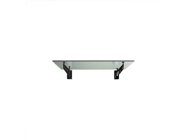 Centro vetro Hagen - tipo/SBK 120x90 tettoia in vetro VSG incl. supporto nero/opaco