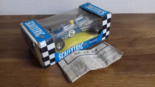 CIRCUIT SCALEXTRIC MATRA F1 BELTOISE REF C 14 en boite avec notice genre Jouef