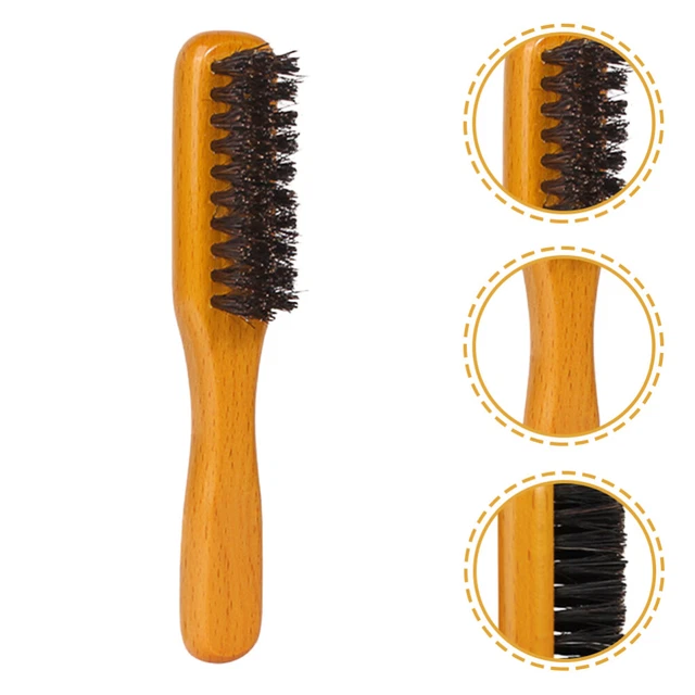Pettine per barba spazzola per barba set per la cura della barba da uomo spazzola morbida per barba spazzole per la cura dei capelli