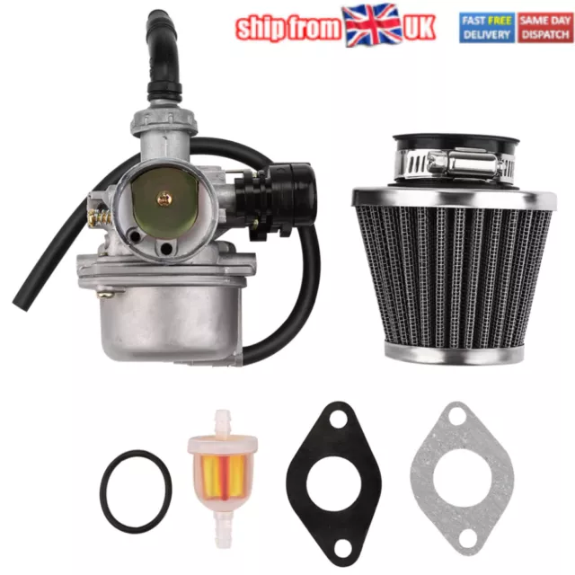 Carb Carburetor for 50cc 90cc 110cc 125cc Pit Dirt Bike Chinese PZ19 Pitbike UK