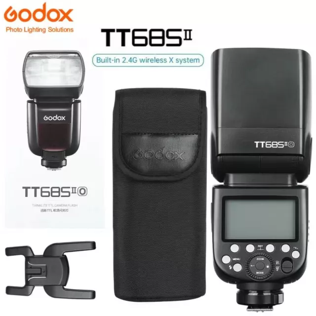 Godox Newest TT685II-O 2.4G TTL HSS Camera Speedlight Flash For Olympus+Gift