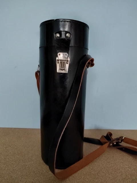 Portador de vino de cuero