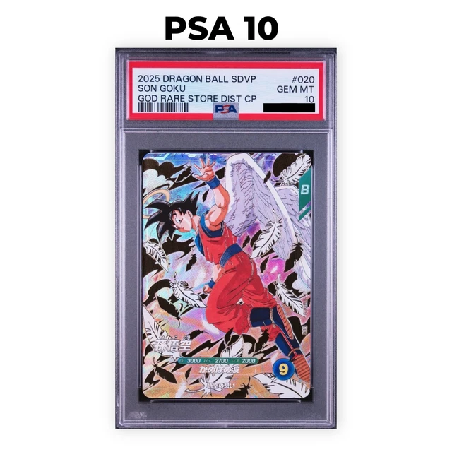 PSA 10 SON Goku GDR SDVP-020 Dragon Ball Super Divers Promo God